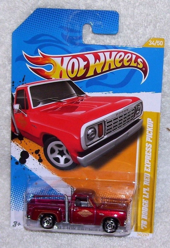 HOT WHEELS 2012 HW PREMIERE 1978 DODGE LIL RED EXPRESS PICKUP VHTF