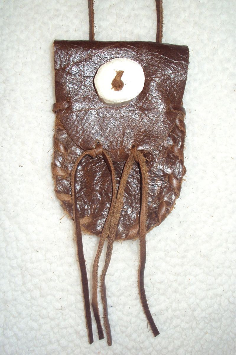 Medicine Bag Reenactment Herb Amulet Mountainman Ditty Bag Tabacco