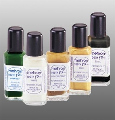 Mehron Tooth FX Liquid Paint on Tooth Color Different Colors