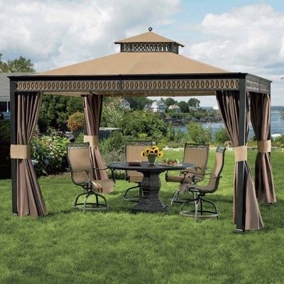 Living Home Outdoors 10 x 12 Aluminum Gazebo Canopy