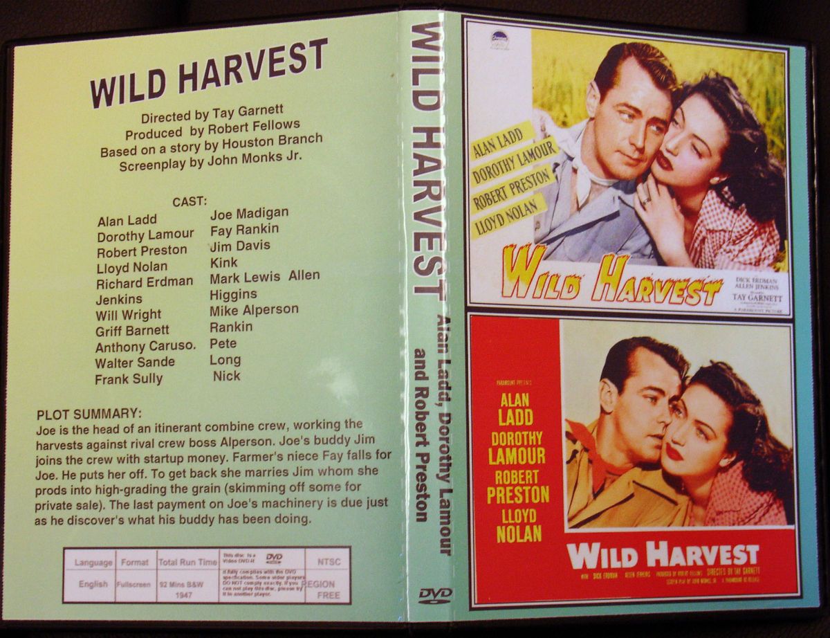 1947 DVD Alan Ladd Dorothy Lamour Robert Preston Lloyd Nolan