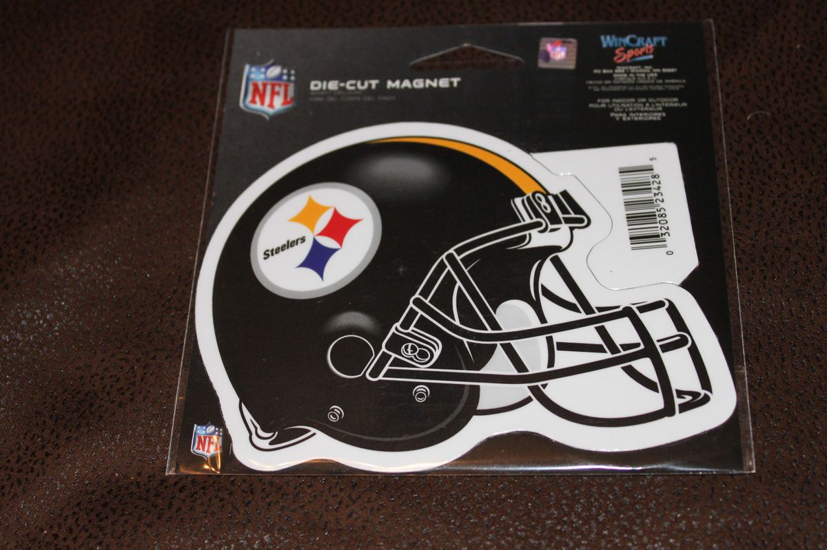 New Official Pittsburgh Steelers Die Cut Magnet