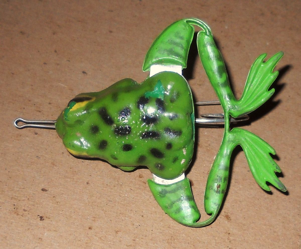 Vintage Jensen Frog Legs Fishing Lure for Tackle Box