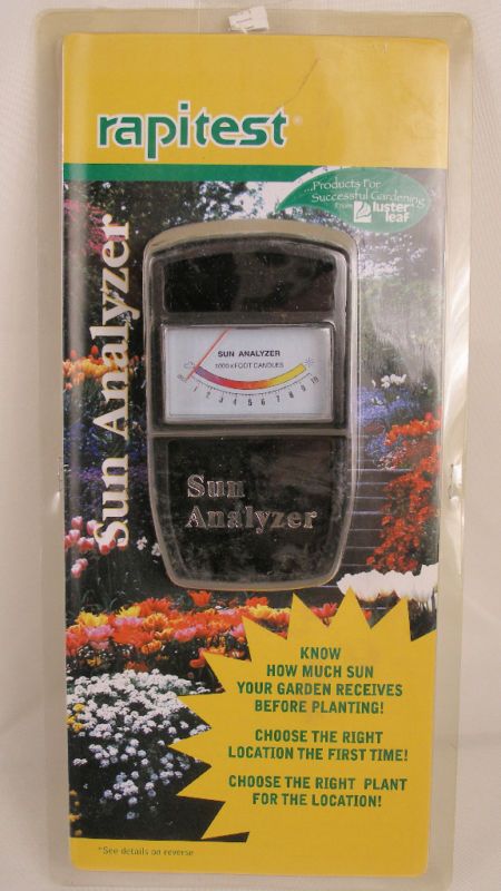 New Sun Analyzer Gardening Rapitest Luster Leaf 1870