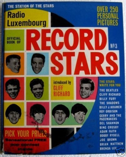 Record Stars Radio Luxemburg Elvis Beatles 64