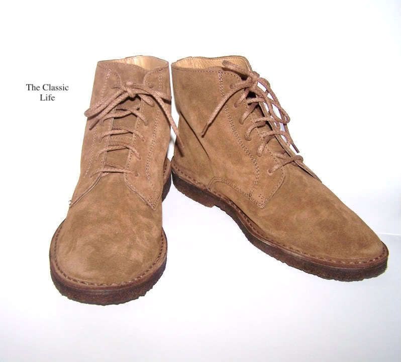 Crew Mens Tall Suede Macalister Boot Mens Sz 8 Womens Sz 10 Dk Khaki