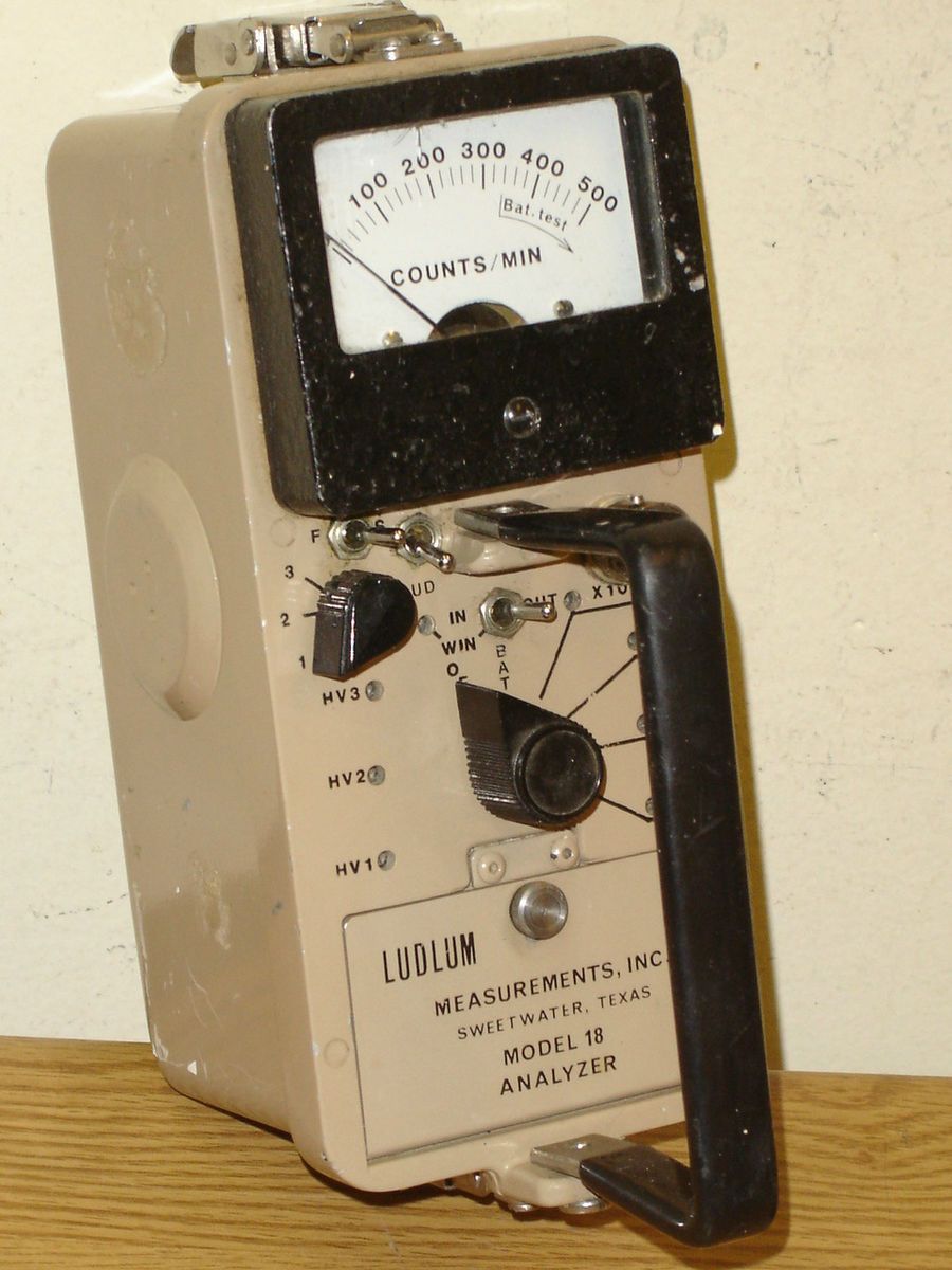 Ludlum Measurements Model 18 Analyzer w Ludlum 43 2 Probe