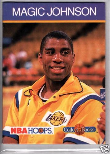 Magic Johnson 1990 Hoops Collect A Books