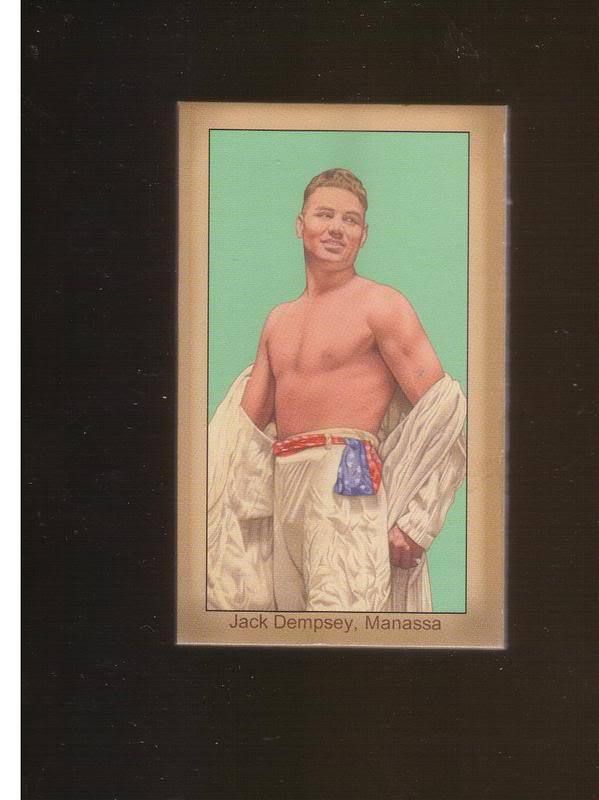 2005 Helmar Jack Dempsey Manassa T206 Style Boxing