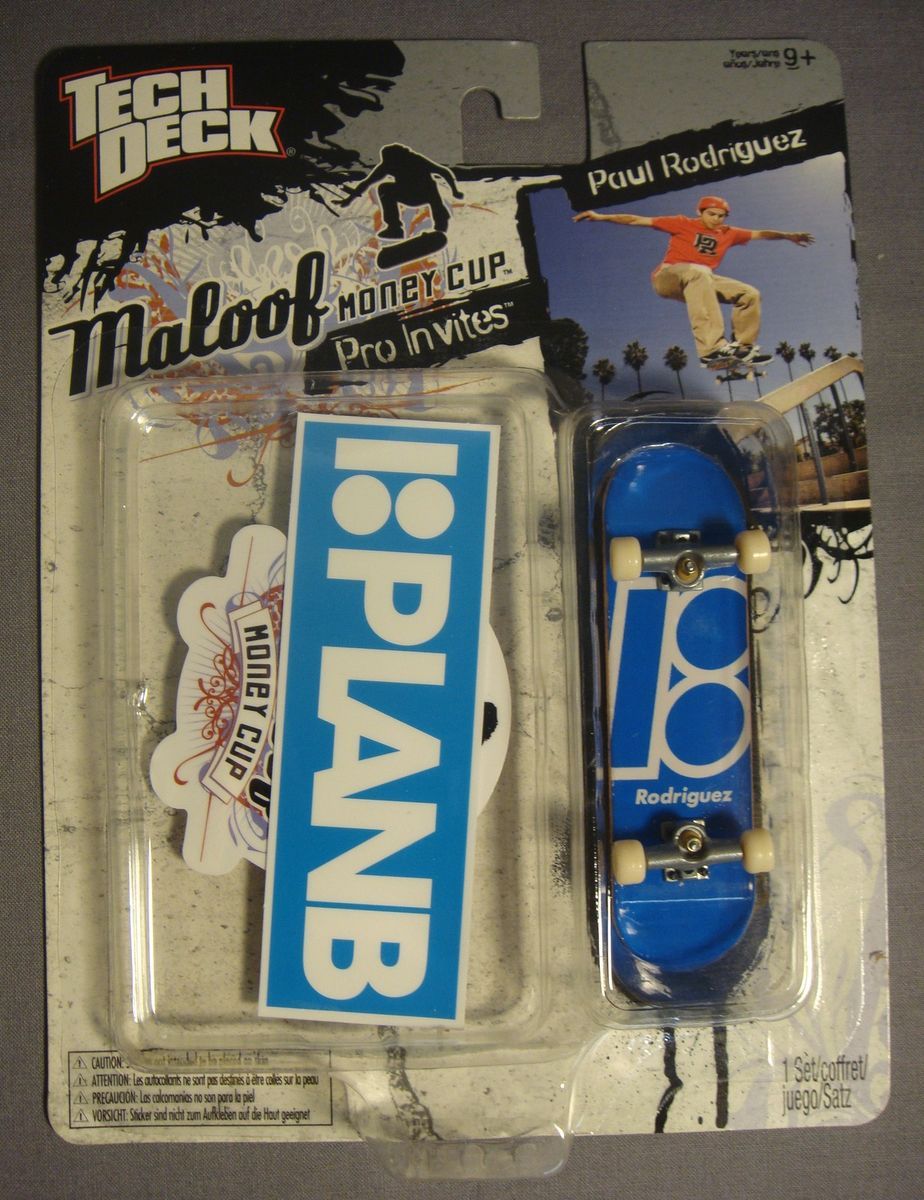 Tech Deck Maloof Money Cup Pro Invites Plan B Paul Rodriguez