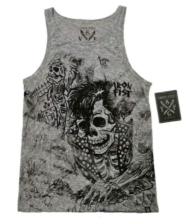 Iron Fist American Nightmare Burnout Tank Men Size Small