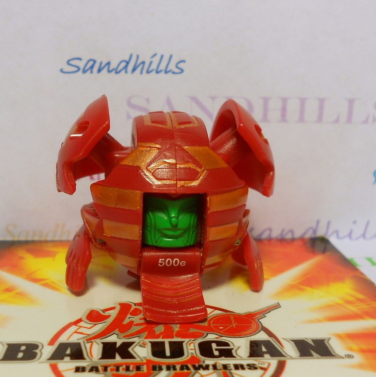 Bakugan Manion Red Pyrus B1 Classic RARE 500g