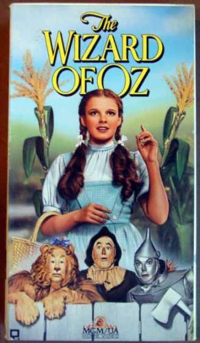 Wizard of oz VHS Judy Garland Margaret Hamilton 027616000132