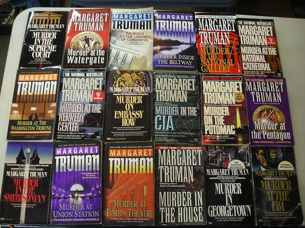 18 pb lot MARGARET TRUMAN MURDER BELTWAY KENNEDY EMBASSY CIA GALLERY