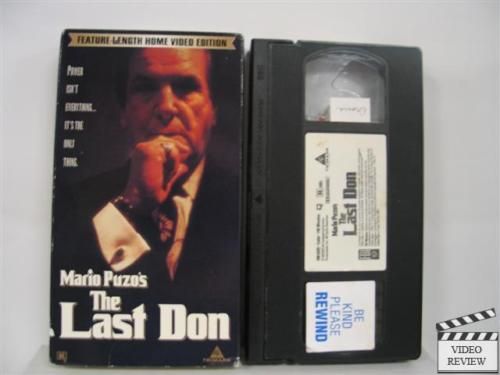 Mario Puzos The Last Don VHS 1997 031398642534