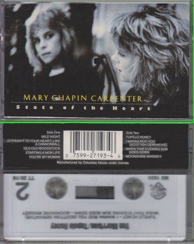 Come on Come on Mary Chapin Carpenter Cassette