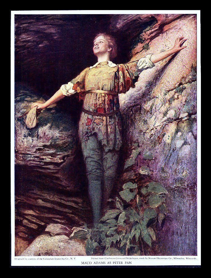 Maud Adams as Peter Pan by Sigismond de Ivanowski 1875 1947