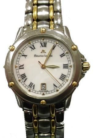 JCR M Maurice Lacroix 69709 Model Steel Gold 18K Band Working