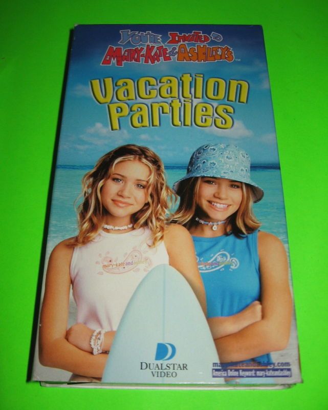 Mary Kate Ashleys Vacation Parties VHS Olsen Twins on PopScreen