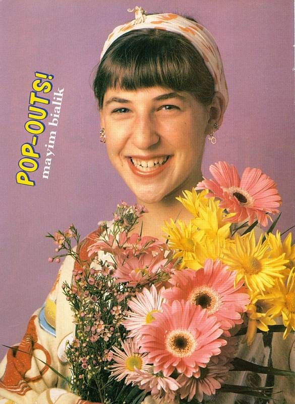 Mayim Bialik Blossom Damon Pampolina 11 x 8 Pinup