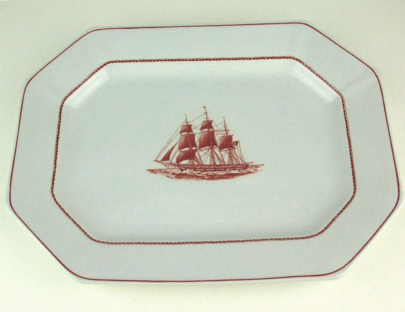 12 Platter Wedgwood Flying Cloud Ann McKim