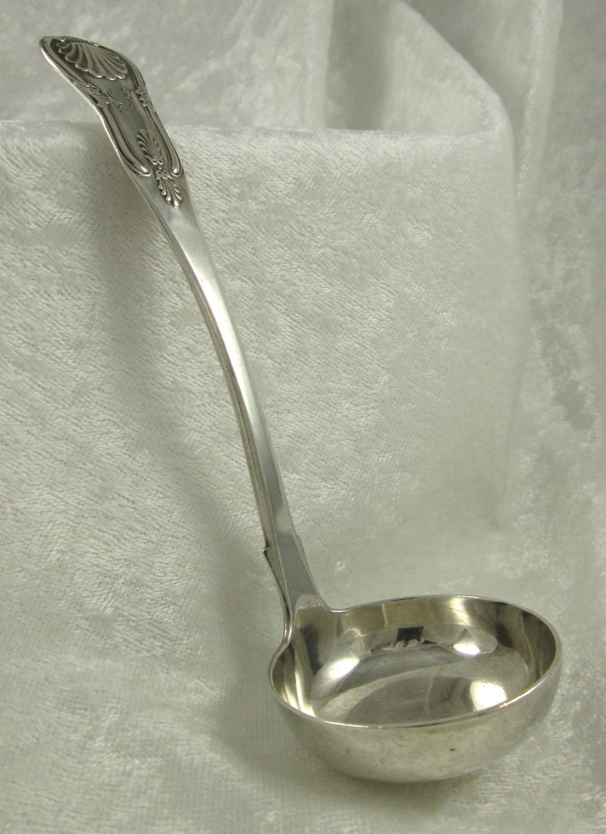 James McKay Sterling Cream Ladle Kings Pattern 6 inch 44 4g c1841