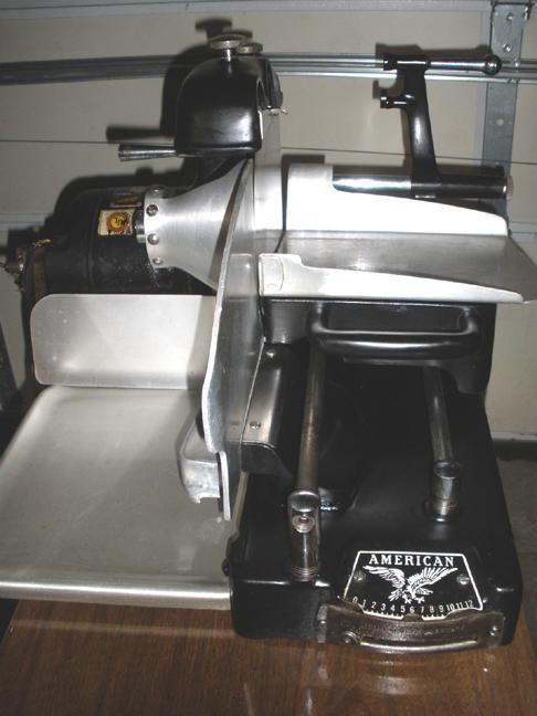  COMMERCIAL AMERICAN MEAT SLICING MACHINE 2 9 AMP MOTOR LOCAL PICKUP