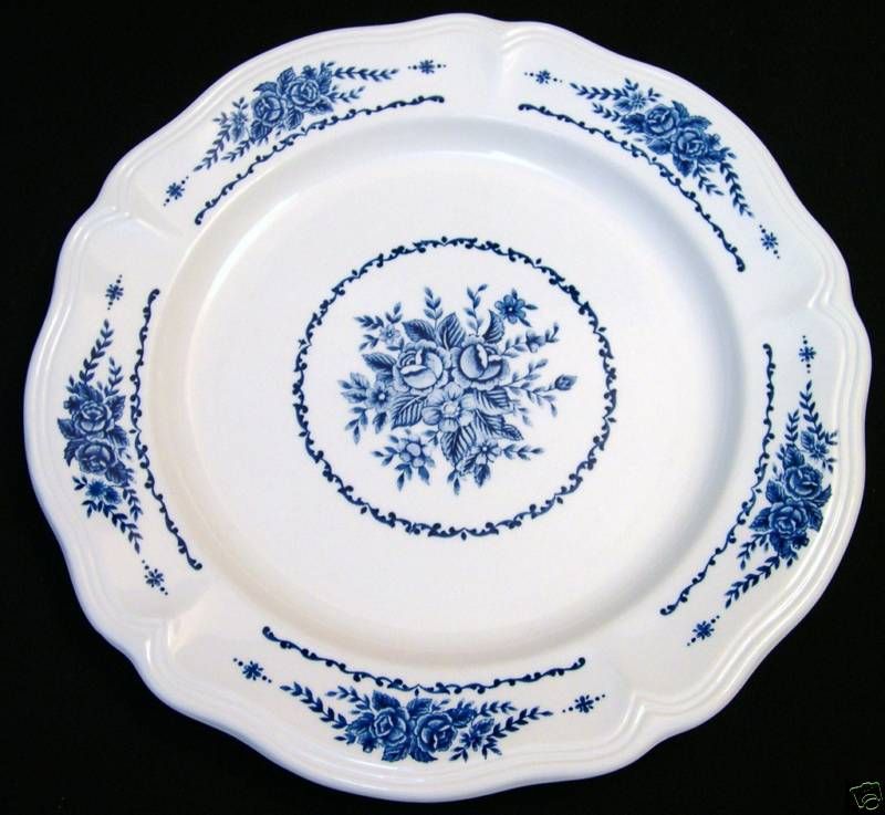 Dinner Plates  Mayhill Federalist Blue White