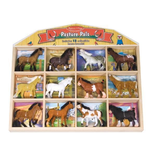 Melissa and Doug 12 Piece Pasture Pals Horses 592 New