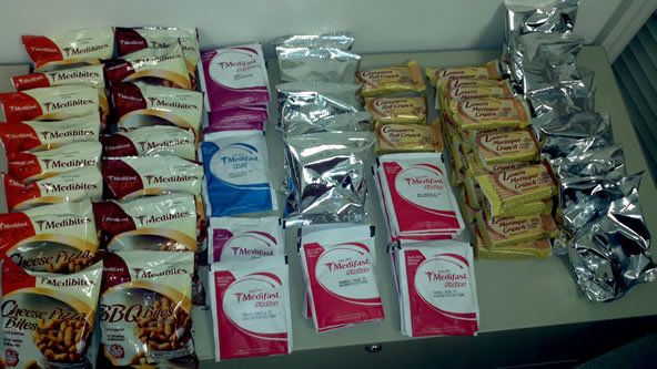 Medifast Meals Bars Snacks Large Lot