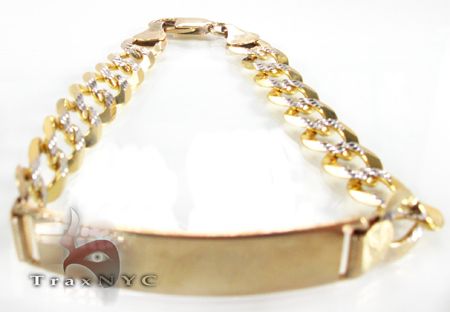 Mens Gold Bracelet 10K Yellow 20 60 Grams