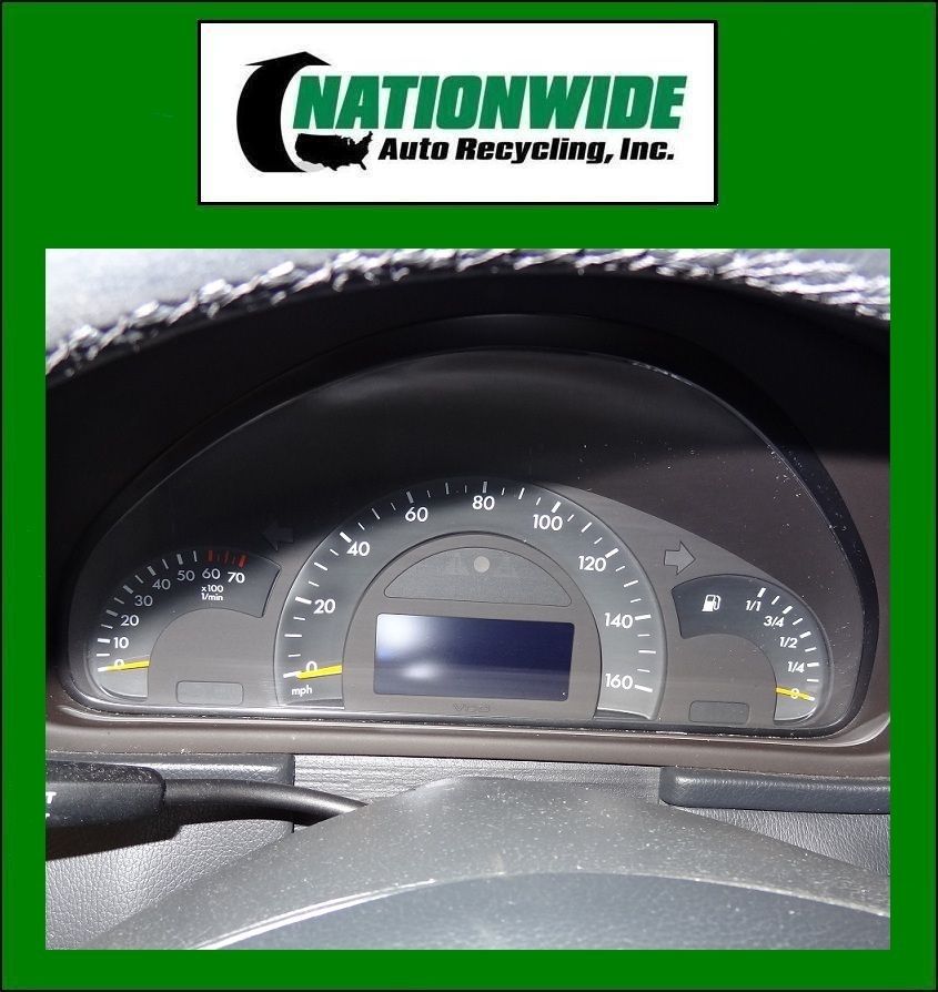 Speedometer 2002 Mercedes Benz C240 59K Miles