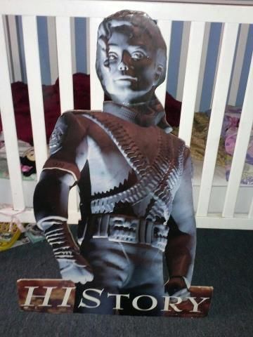 Michael Jackson History Display Cutout