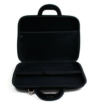 7200 Notebook Laptop Hard Nylon Micro Suede Sleeve Case Black