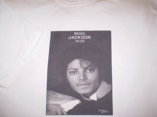 Michael Jackson Memorial T Shirt 1958 2009 Rip 5 Death Shirt Mens XL