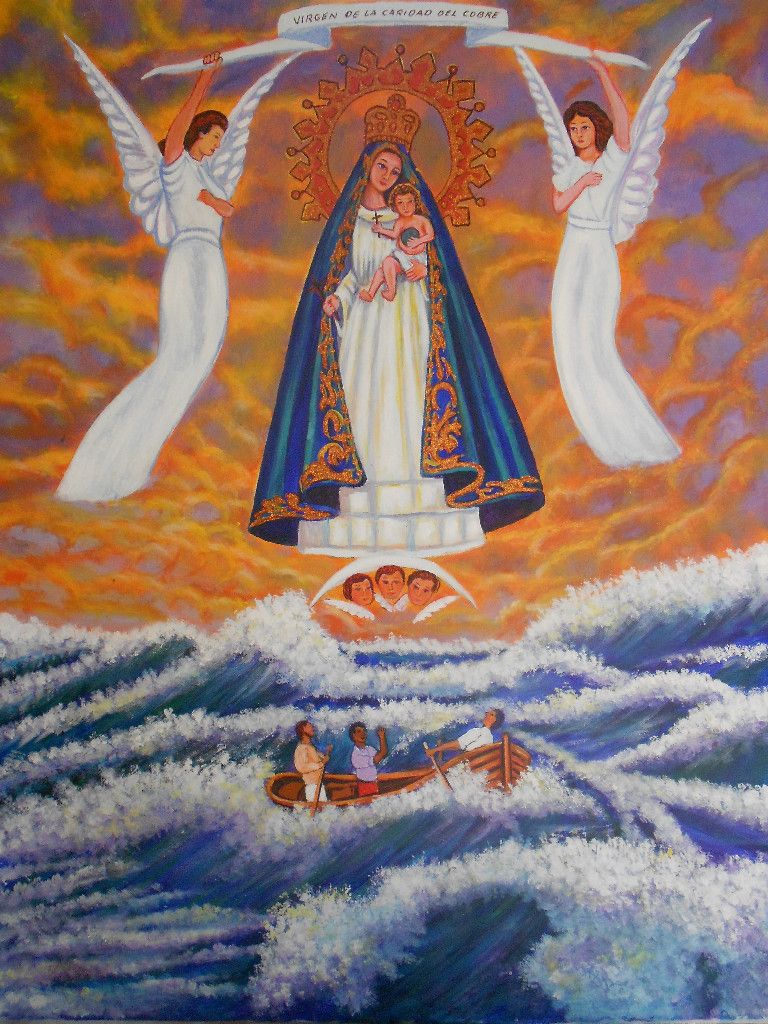 Virgen de La Caridad Del Cobre by Miguel Alfaro