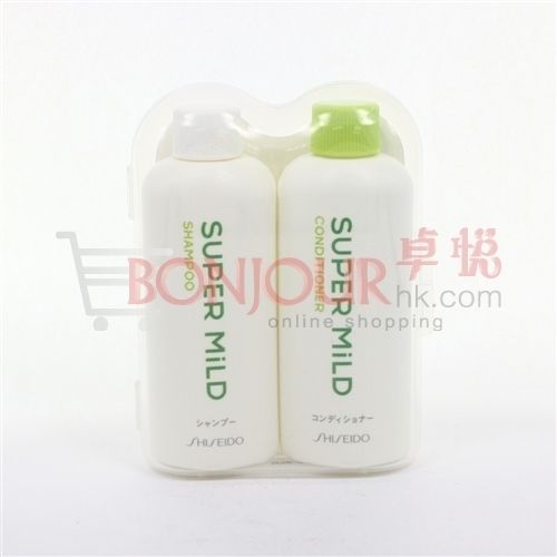 Shiseido Super Mild Travel Kit Shampoo and Conditioner 50ml X2 1set