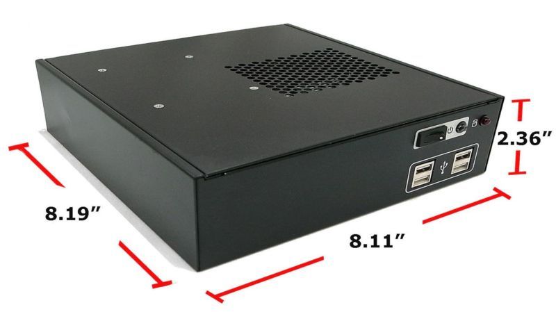 Mini ITX HTPC Media Center PC Case Evercase E0706 E60