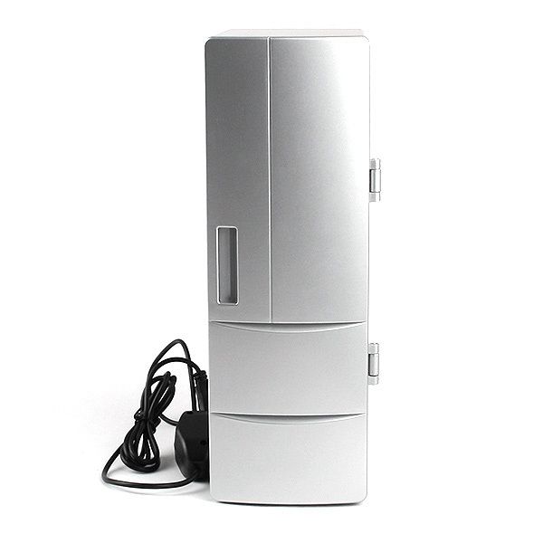 PC USB Mini Fridge Cool Drink Beverage Can Refrigerator