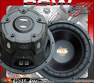 MAXP124D LANZAR Subwoofer 12 1600 Watt Small Enclosure DVC