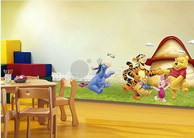 Wall sticker Winnie the pooh nursery room kids boy girl gift tiger