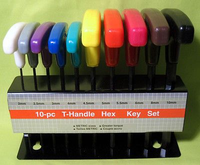 KEY SET METRIC SOCKET ORGANIZER HANDLE TRAY 2  10 MM TOOLS 10 PC