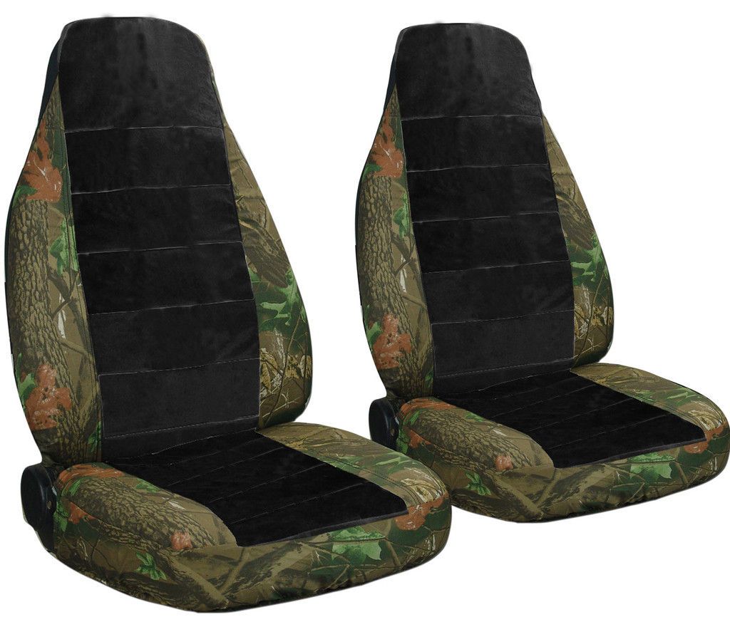 FORD RANGER 60 40 HIGHBACK SEAT camo/black center CAR SEAT COVERS