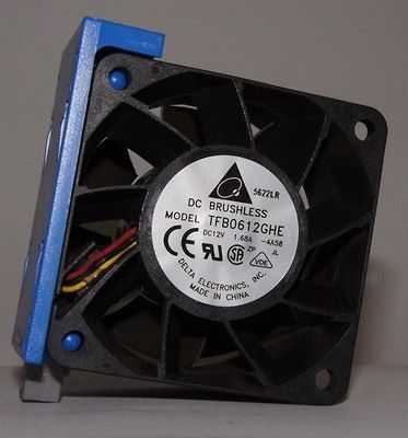 DELTA TFB0612GHE 12V 1.68A DC FAN 60MM X60X38 FROM INTEL SR2400 SERVER