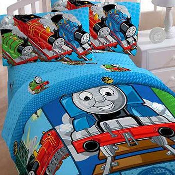 THOMAS TRAIN TWIN BED IN BAG   Tank Engine Railroad Comforter Sheets