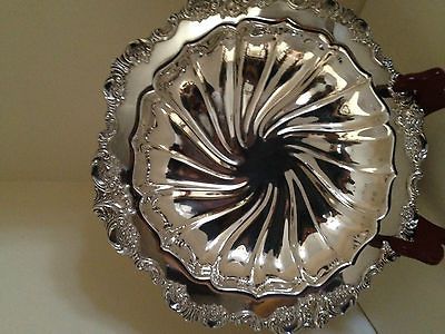 WALLACE SILVERPLATE SWIRL PLATTER COLLECTIBLE