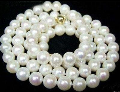 6x9mm White Freshwater Cultured Pearl Abacus Loose Beads 15 AAA