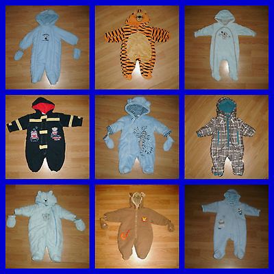 VARIOUS BABY BOYS SNOWSUITS/SNOW SUITS/COATS ALL AGES YOU CHOOSE