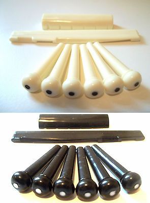 Acoustic Guitar Bridge Pins, Nut and Saddle Best Value On 