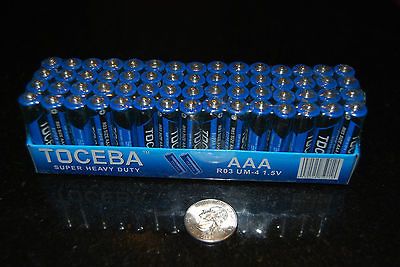 LOT 180pc AAA Batteries SUPER HEAVY DUTY 1.5V